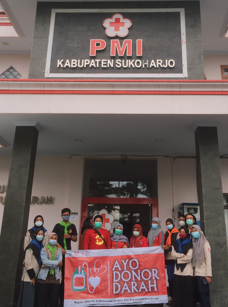 Berkolaborasi Mapala Specta dan PMI Ajak Masyarakat Donor Darah
