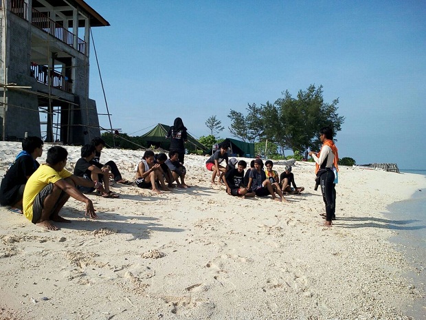 Peserta Kenal Medan (KM) TWKM 28 Makassar Sulsel divisi penyelaman