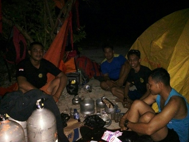 Peserta Kenal Medan (KM) TWKM 28 Makassar Sulsel divisi penyelaman