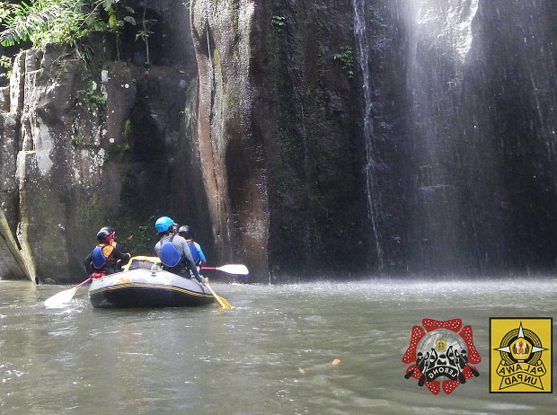 Palawa UNPAD melakukan pengarungan dan pemetaan Sungai Ketahun (17/02), Lebong, Bengkulu. WARTAPALAINDONESIA/ Muniarsih Niar