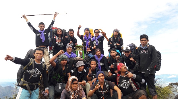 Ekspedisi Kabud Badai KAMPALA Universitas Pepabri Makassar berhasil capai 4 Puncak dalam 2 hari (21/02). WARTAPALINDONESIA/ Juli Pramono (JP)